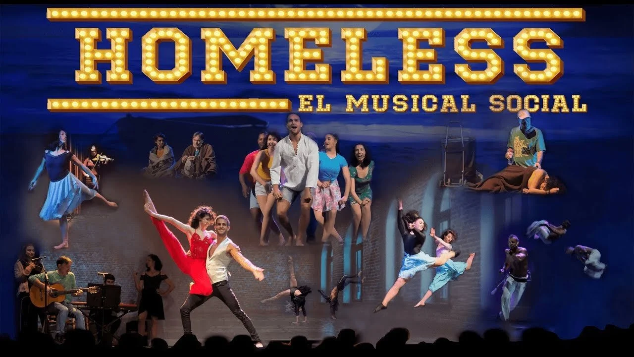 Homeless: El Musical Social donde actuaba y bailaba Cristina.