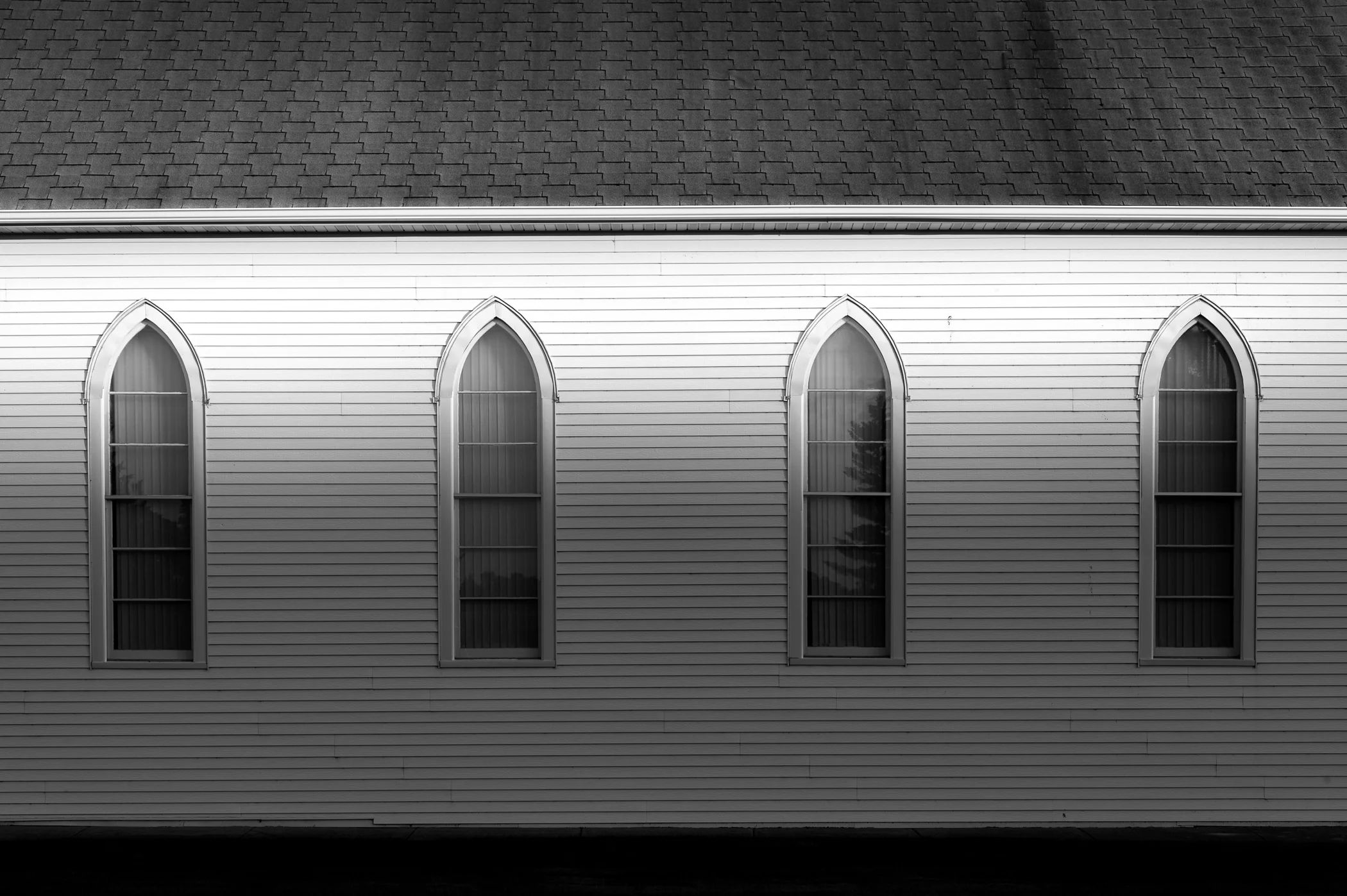 Setting Sunlight on Church Windows