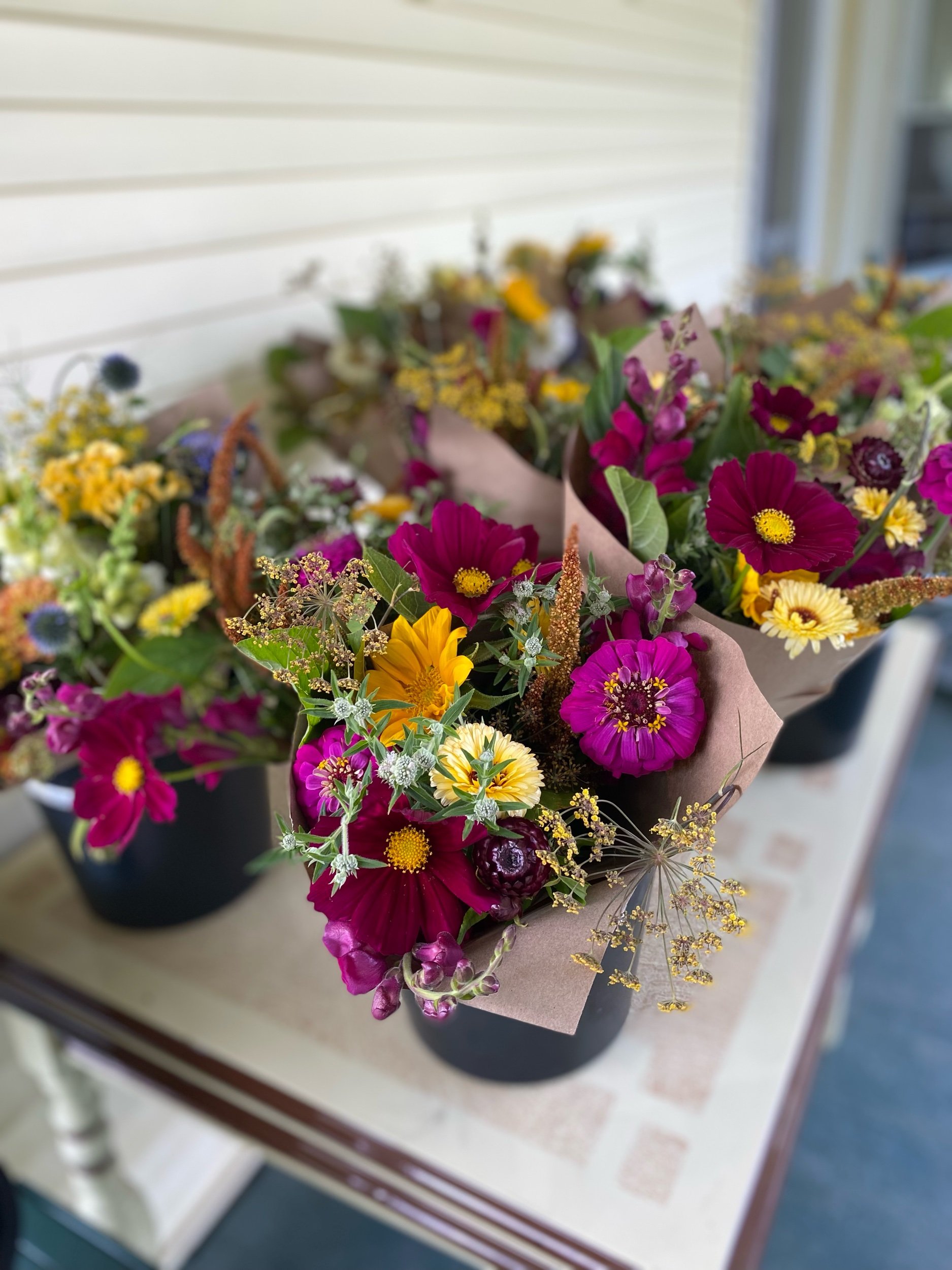 Dog days of Summer CSA bouquets