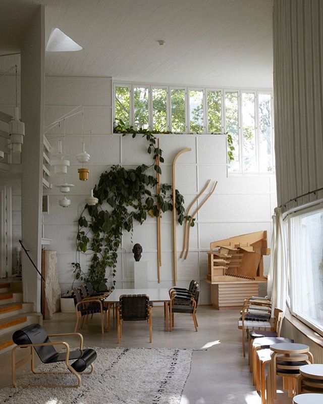 Alvar Aalto&rsquo;s home and studio - completed in 1936. The house is divided into a workspace used by Aalto&rsquo;s architectural firm and Aino and Alvar&rsquo;s private residence. The simple and natural materials used in the interiors work harmonio