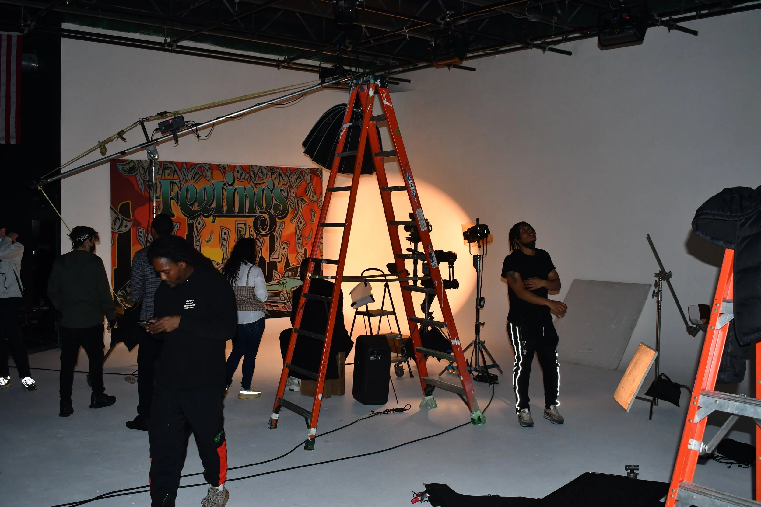 BACK ON SET WITH RICK ROSS, EST. GEE AND RISING STAR DABOY DAME FOR HIS LATEST SINGLE “FEELINGS”- DEF JAM