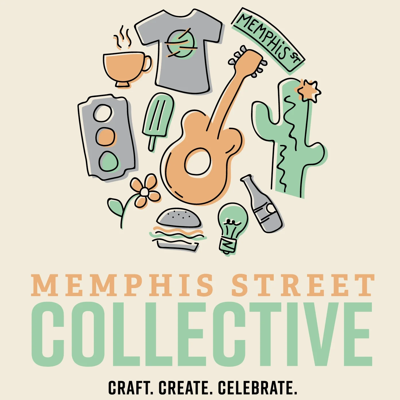 THE DOERS | MEMPHIS STREET COLLECTIVE In August, The Doers went BIG. We hosted the first Memphis Street Collective, a marketplace-styled event focused on bringing people together and inspiring them to do and create whatever gets their engine revved up. The Collective hosted local Dallas vendors and transformed the outdoor space at HOWDO into a pop-up collective with shopping and live demos, a candle-making workshop. Guests sipped cocktails and local brews from Peticolas Brewing and snacked on bites from Cafe Momentum’s executive chef Chad Houser. 