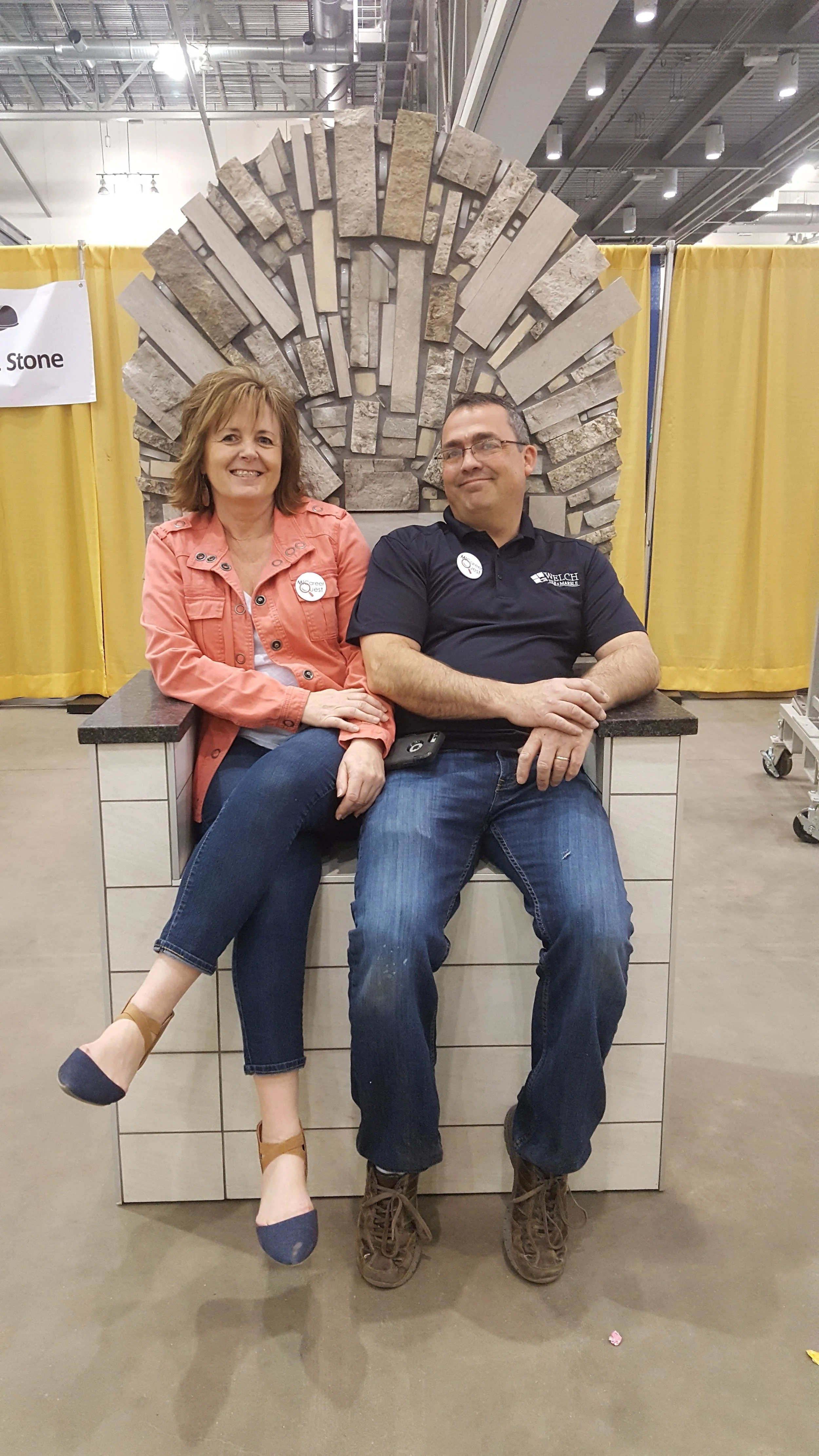 The King and Queen of Welchteros! Our President, Dan, and his wife, Doreen, our Safety Manager