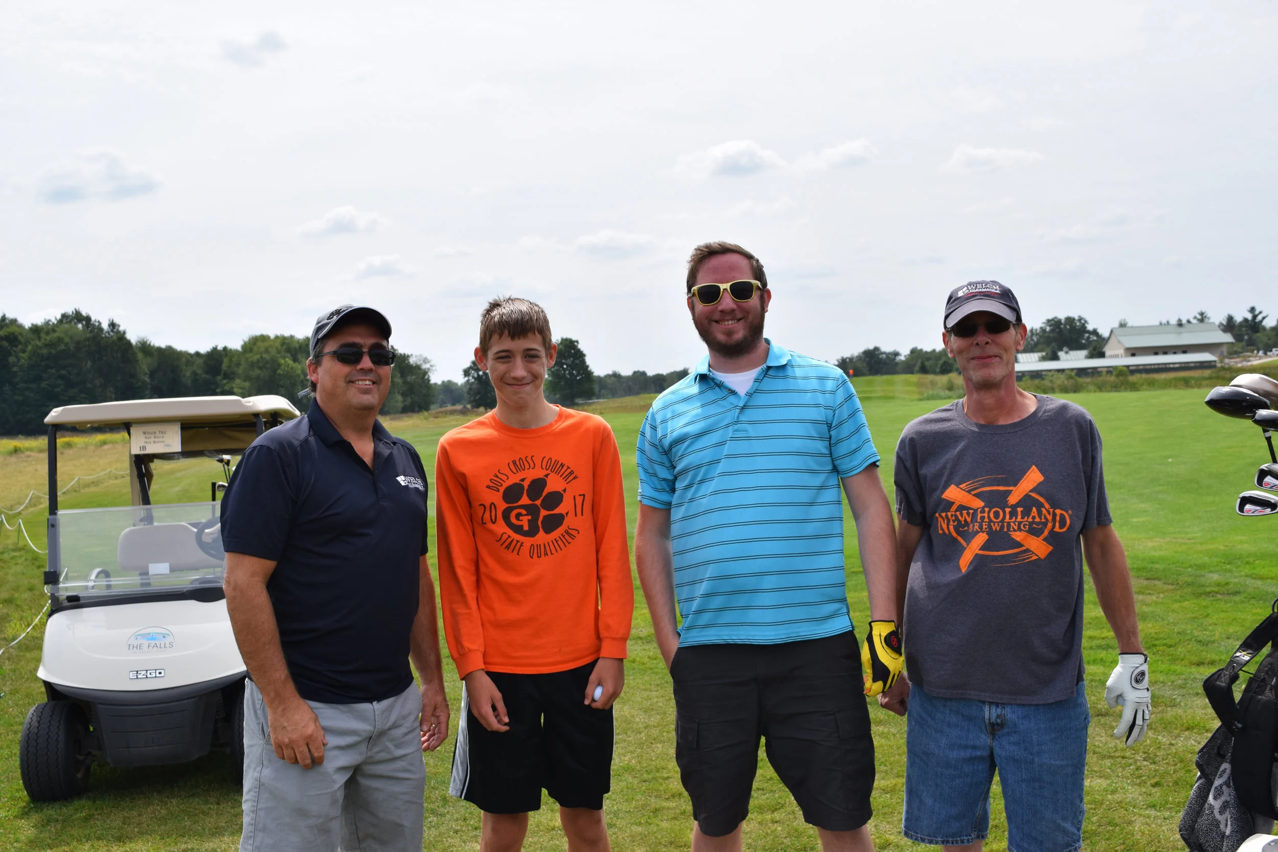 Team: Left to right- Dan Welch, Reece Welch, guest of Jeff Beek, Jeff Beek
