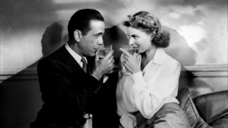 Ingrid Bergman and Humphrey Bogart in Casablanca (1942) 