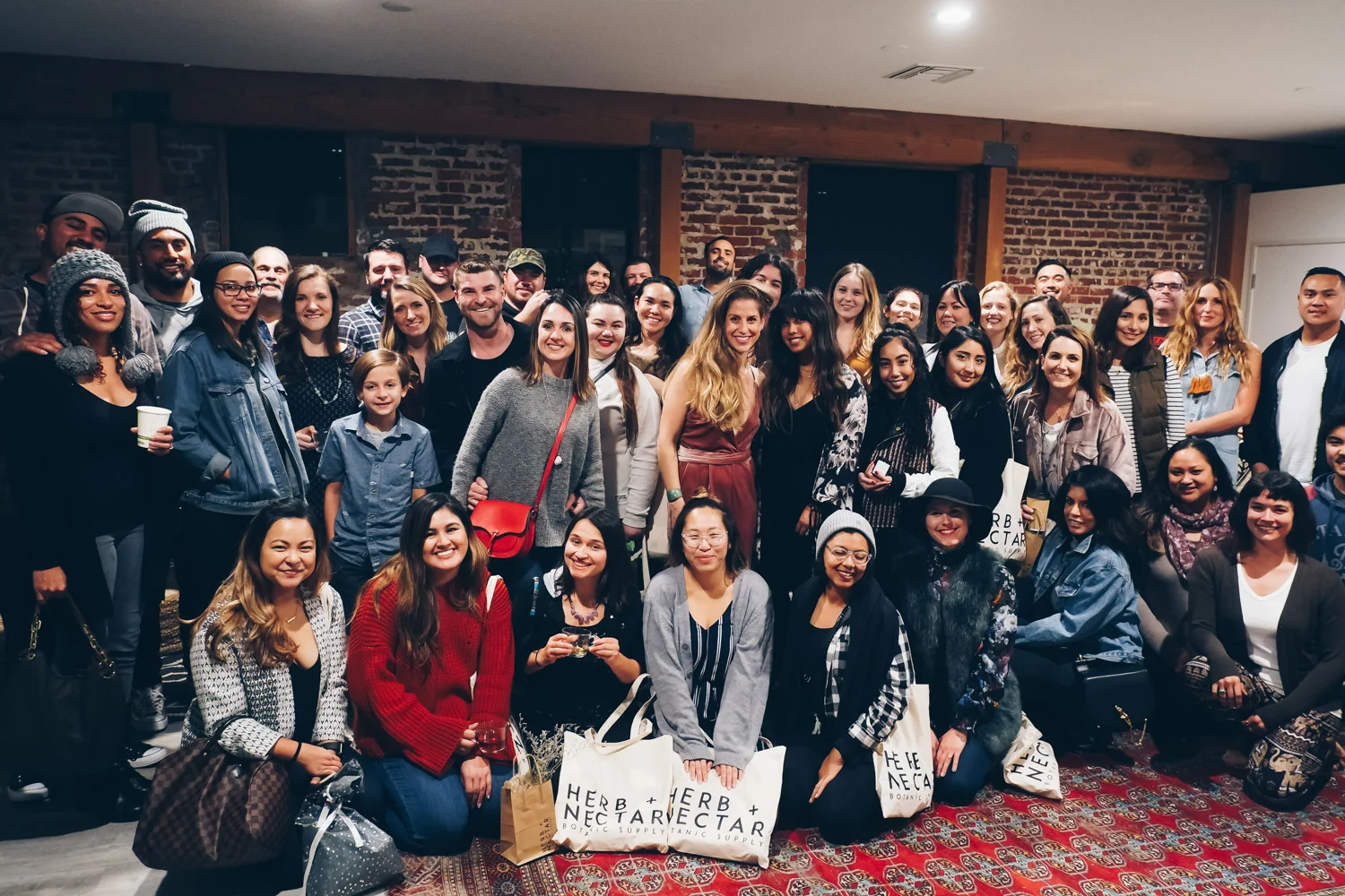 (So sorry, we couldn't fit everyone in the photo!) Photo by Rachel of Eye of Nirvana .