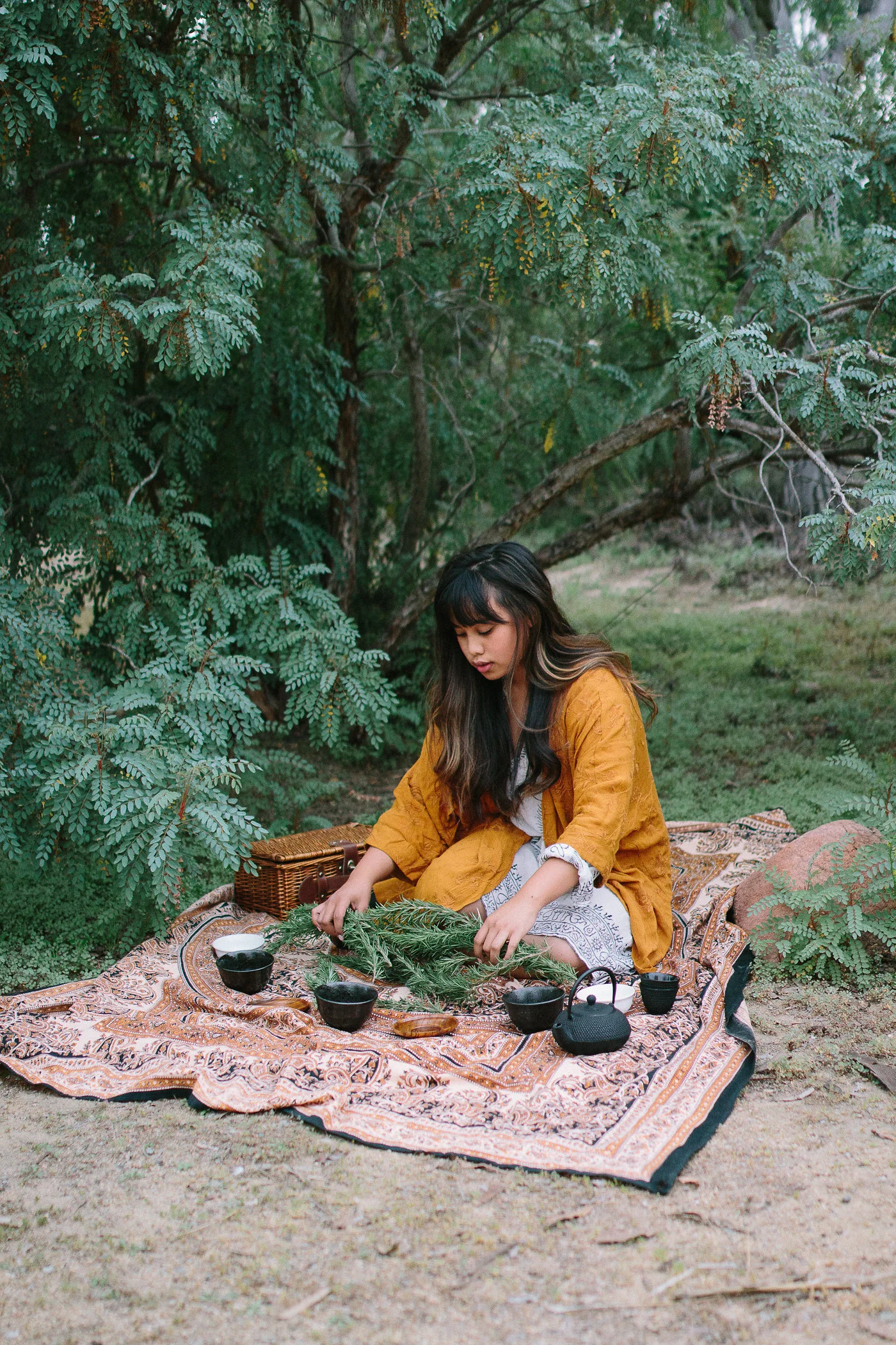 Photo of Colleen preparing tea by Ashley Gabrielson