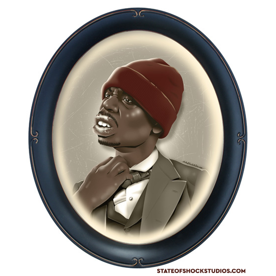 Lord Biggums: 19th Century Portrait (framed)