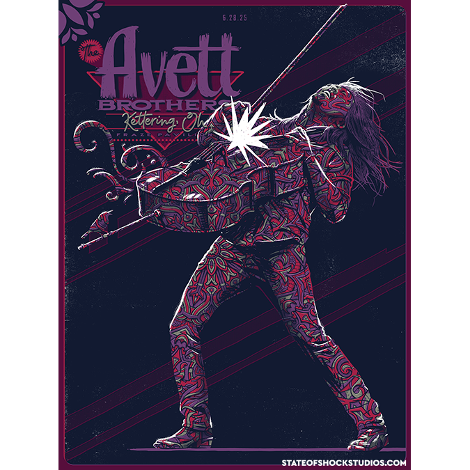 Avett Brothers: Kettering 2025 Poster