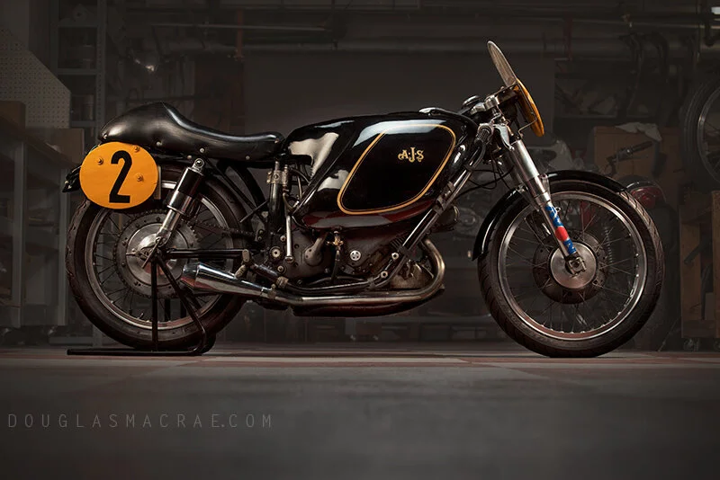 1954 AJS E95 “Porcupine” 500cc winner 1952 Isle of Man TT Ex- Rod Coleman