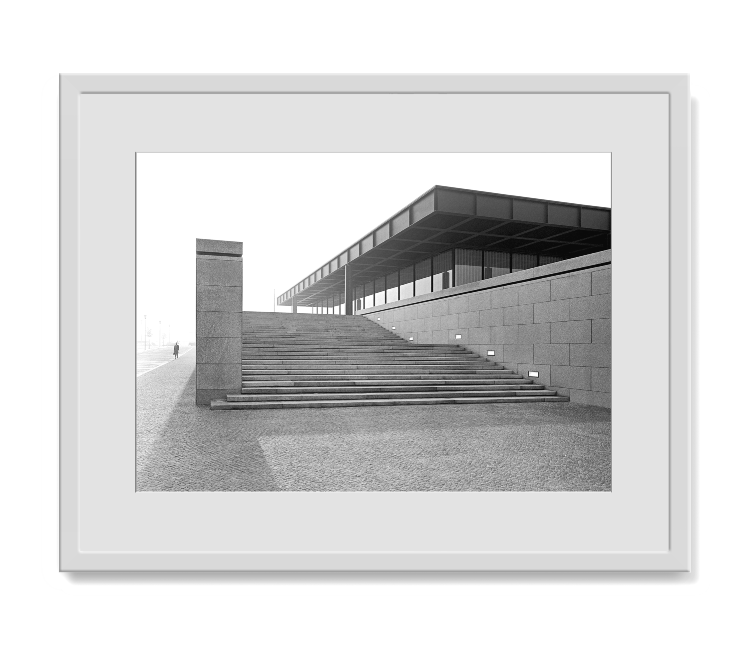 Berlin Neue Nationalgalerie - Plaza Staircase — The Modernist Collection