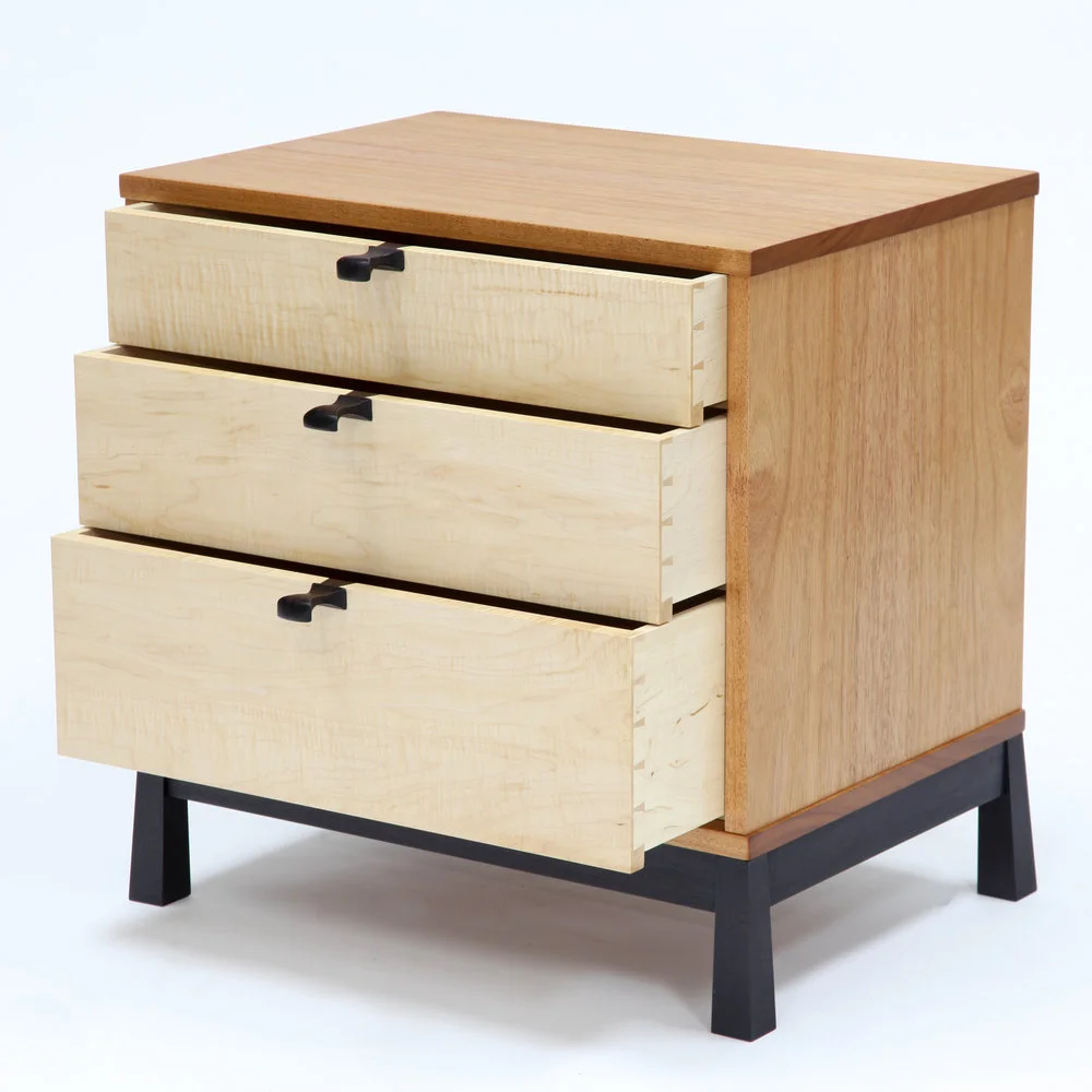 Hand cut dovetailed drawers 