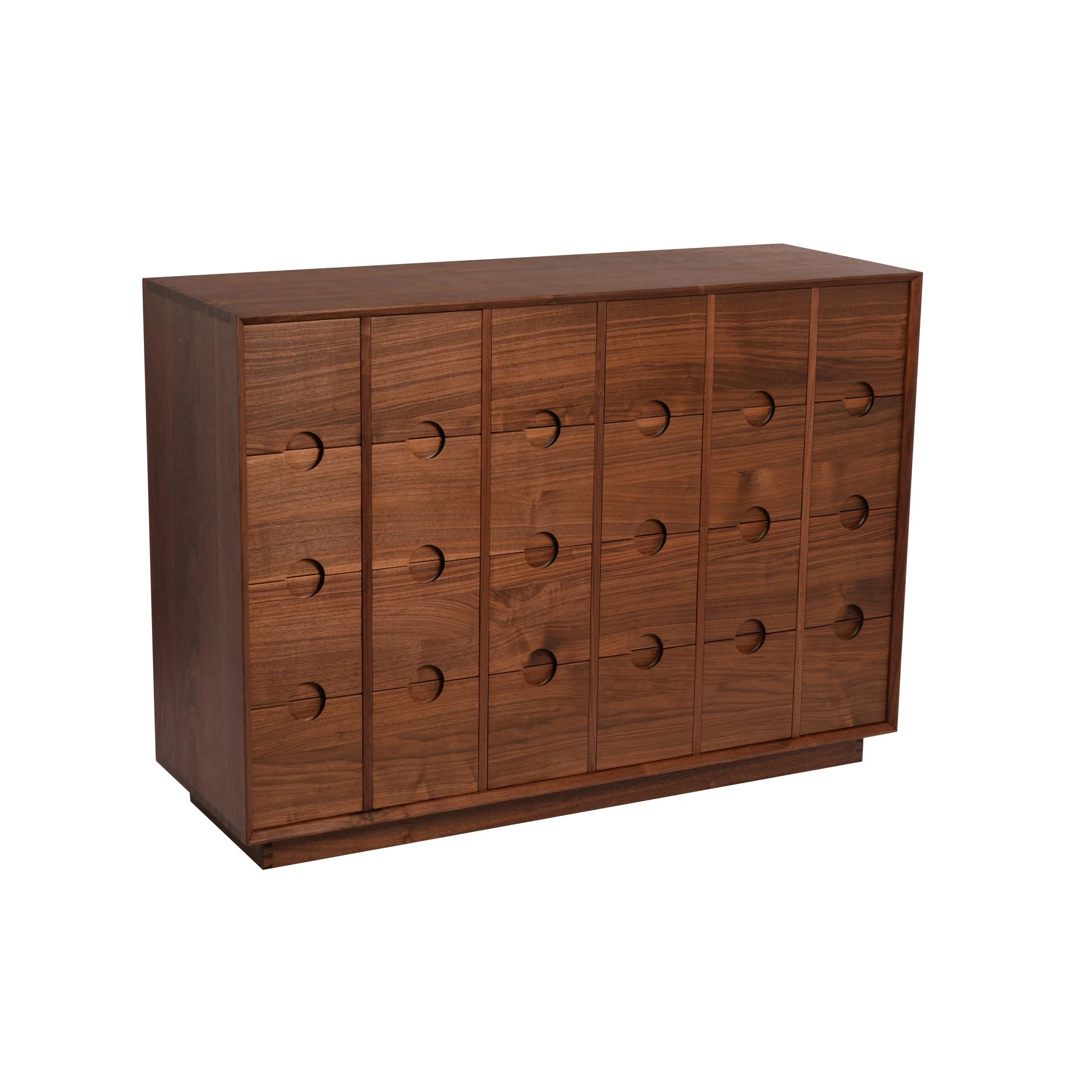 Walnut Record Cabinet