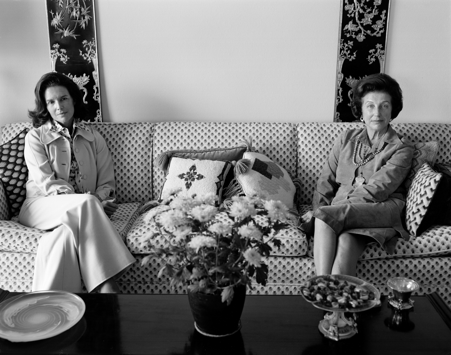 Mother & Daughter, Dede and Bertha, Houston, TX, 1978