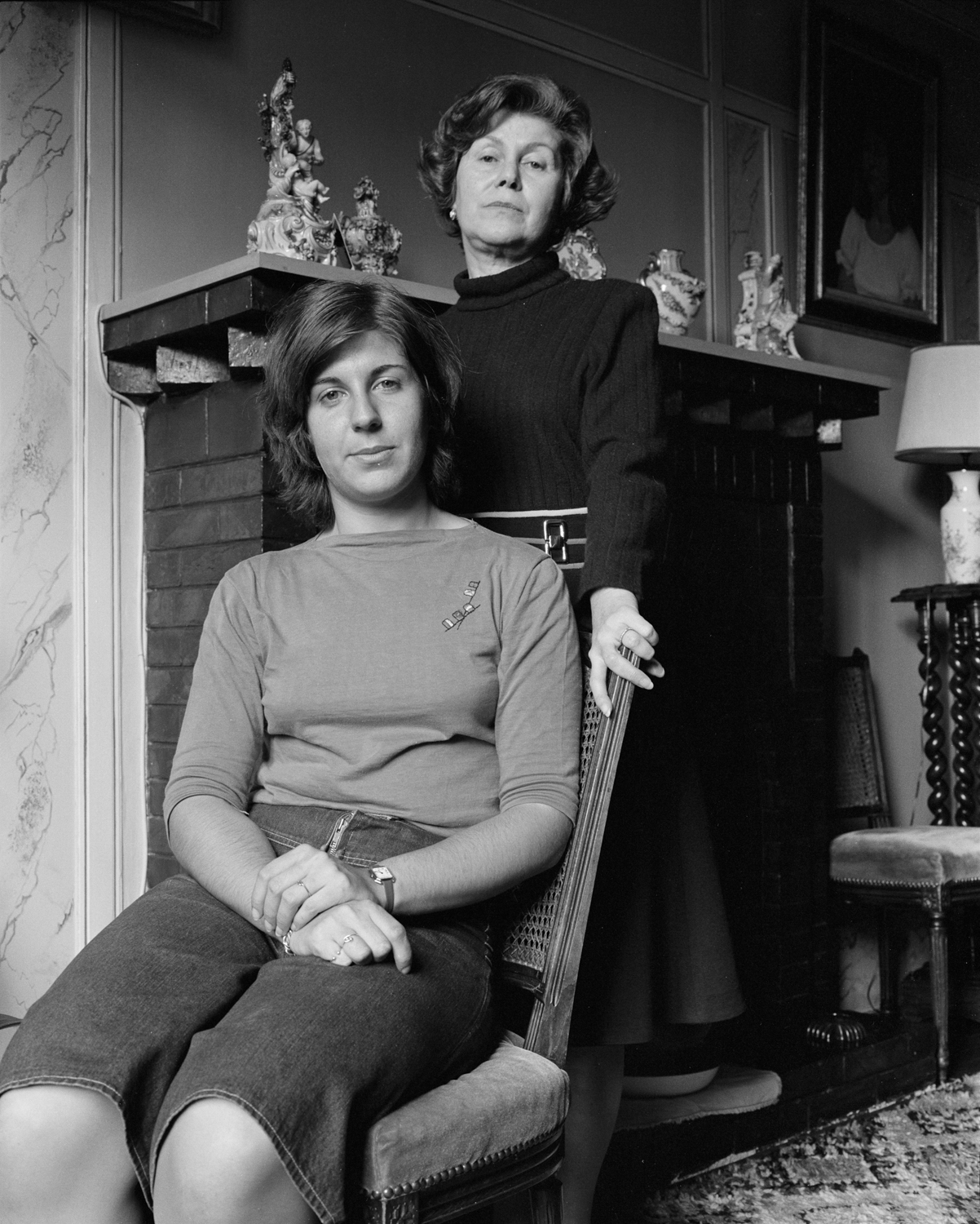 Mother & Daughter, Ida & Lily, Paris, France, 1980