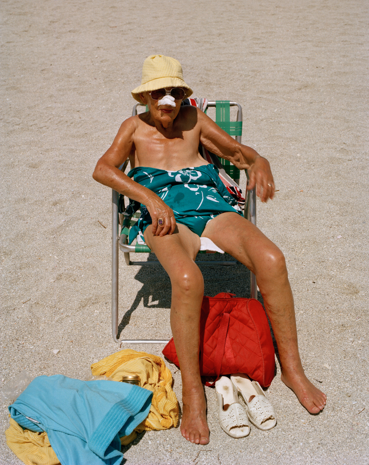 Untitled (Woman Sunbathing) Miami, South Beach, 1982-85