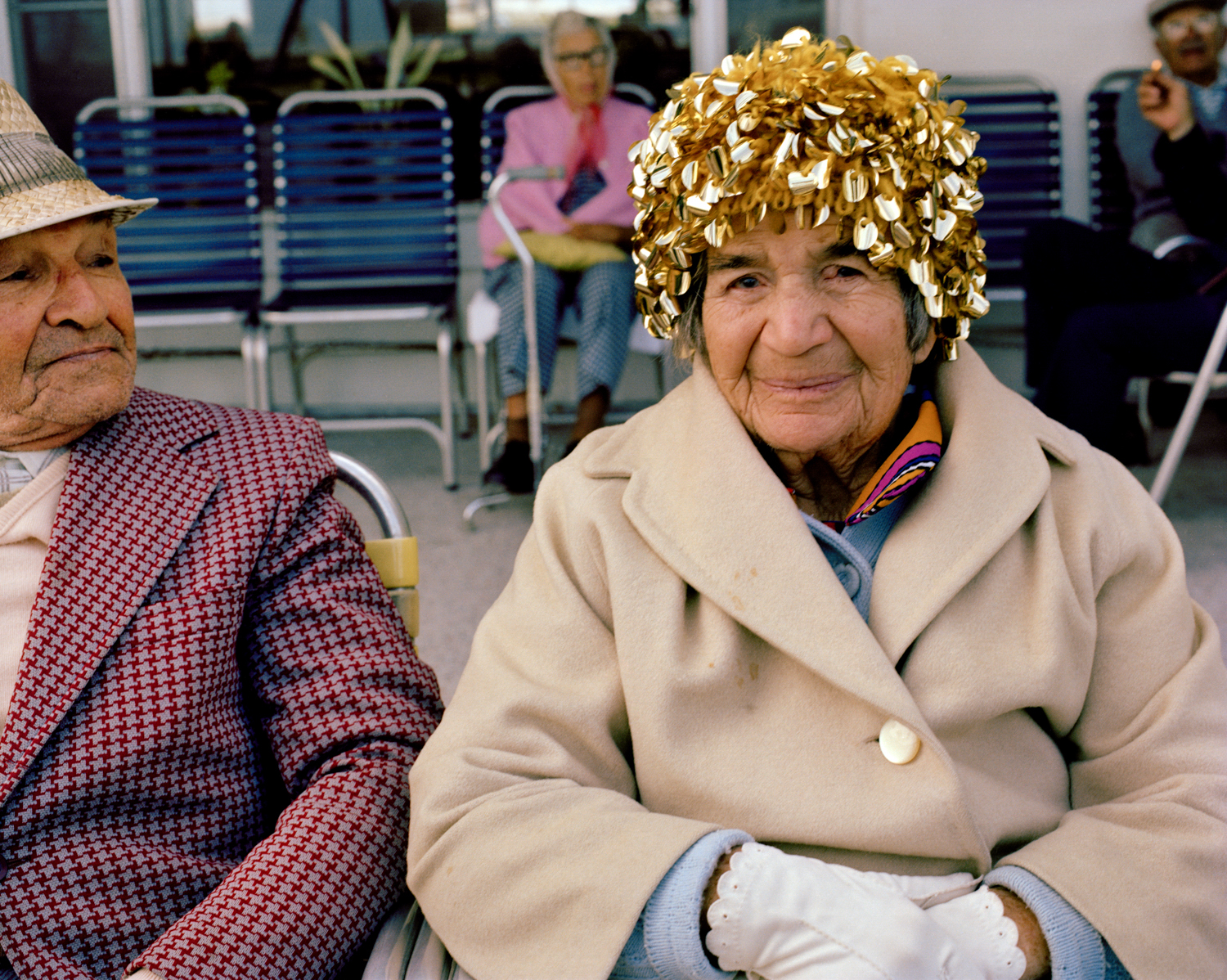 Untitled (Woman with Gold Hat) Miami, South Beach, 1982-85