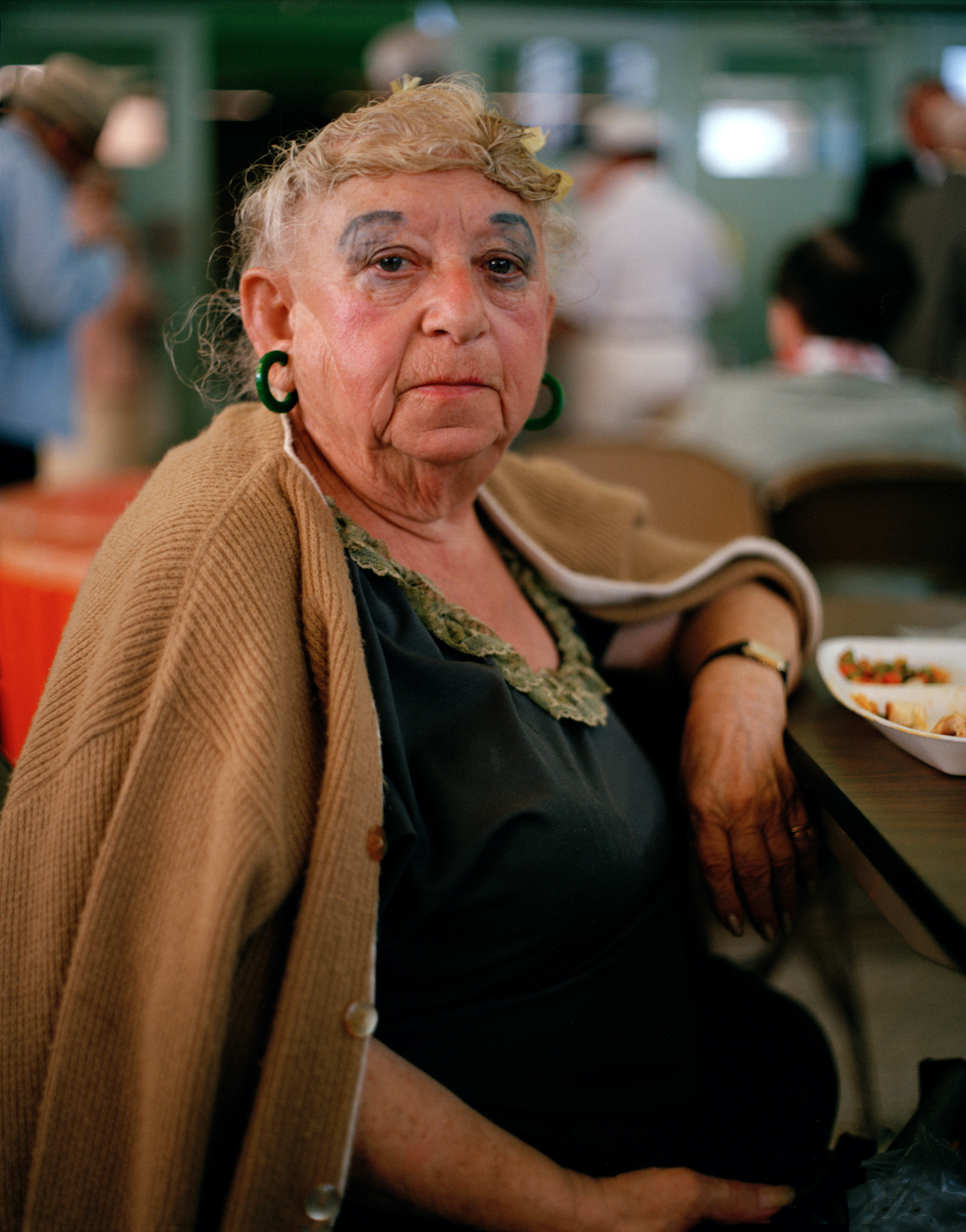 Untitled (Woman in Cafeteria) Miami, South Beach, 1982-85