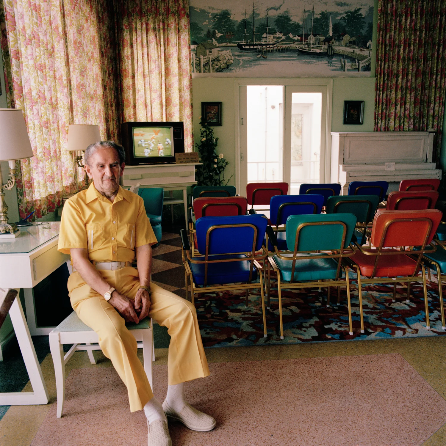 Untitled (Man in Yellow Jumpsuit) Miami - South Beach 1982-85