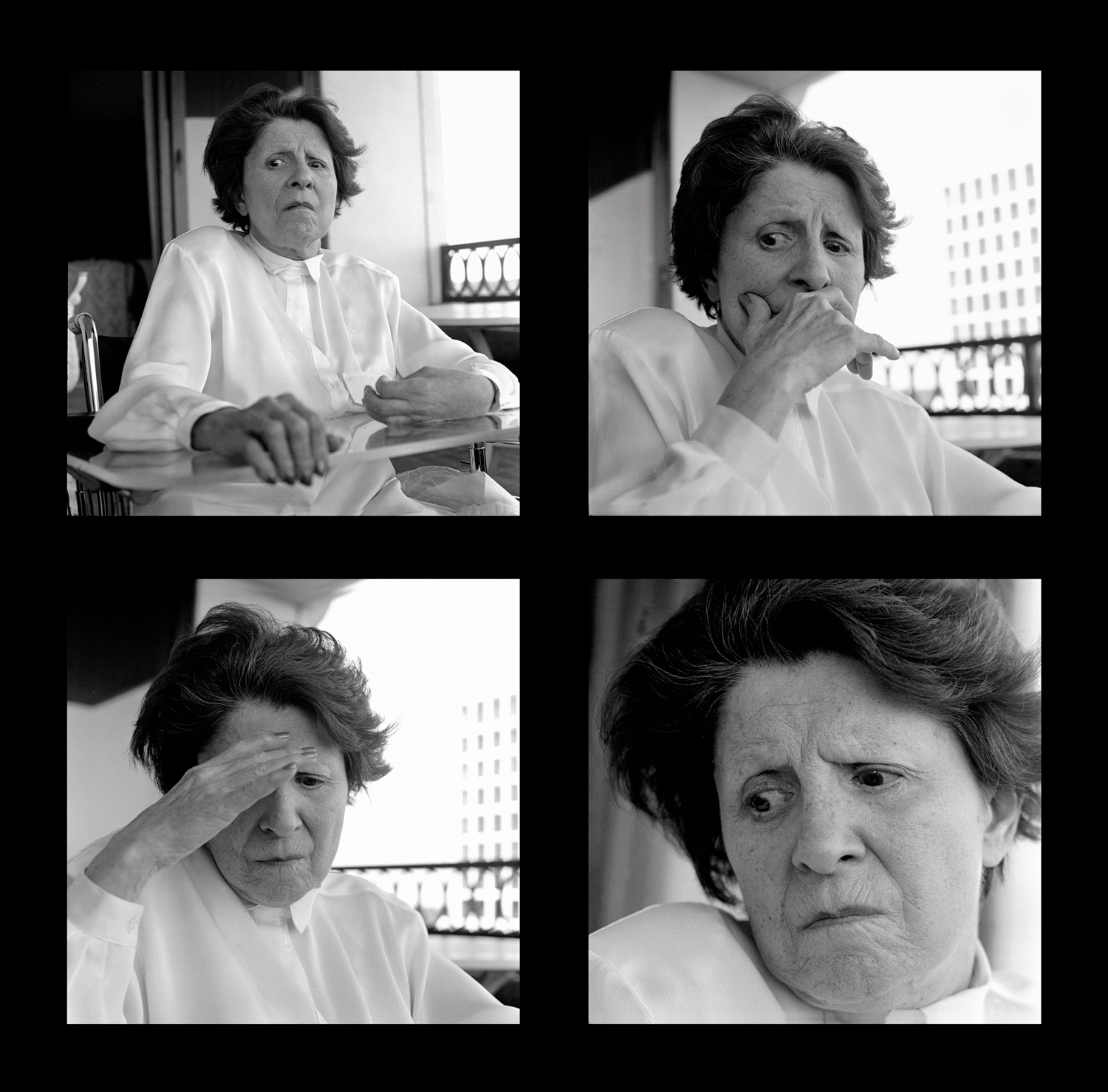 The last images I made of Mother. She had deteriorated and was often angry. She died a month later, in 1991.