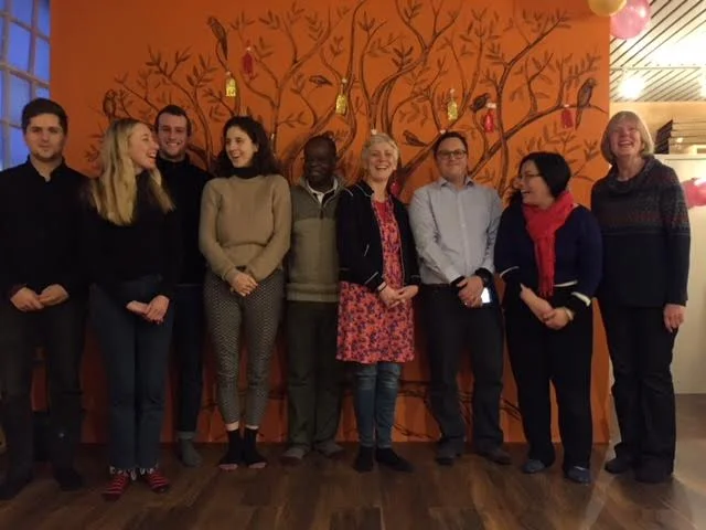 The lovely volunteers team members of Martsang Kagyu London Buddhist Centre
