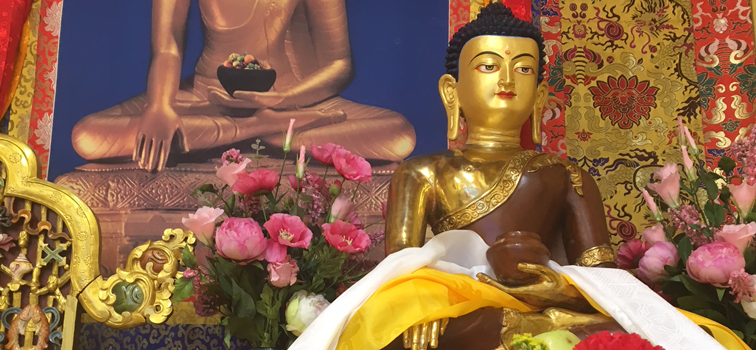 Buddha in the Martsang Kagyu UK Buddhist Centre