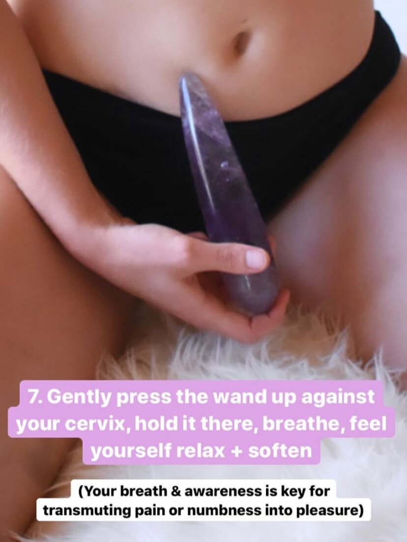 How to use a Crystal Pleasure Wand