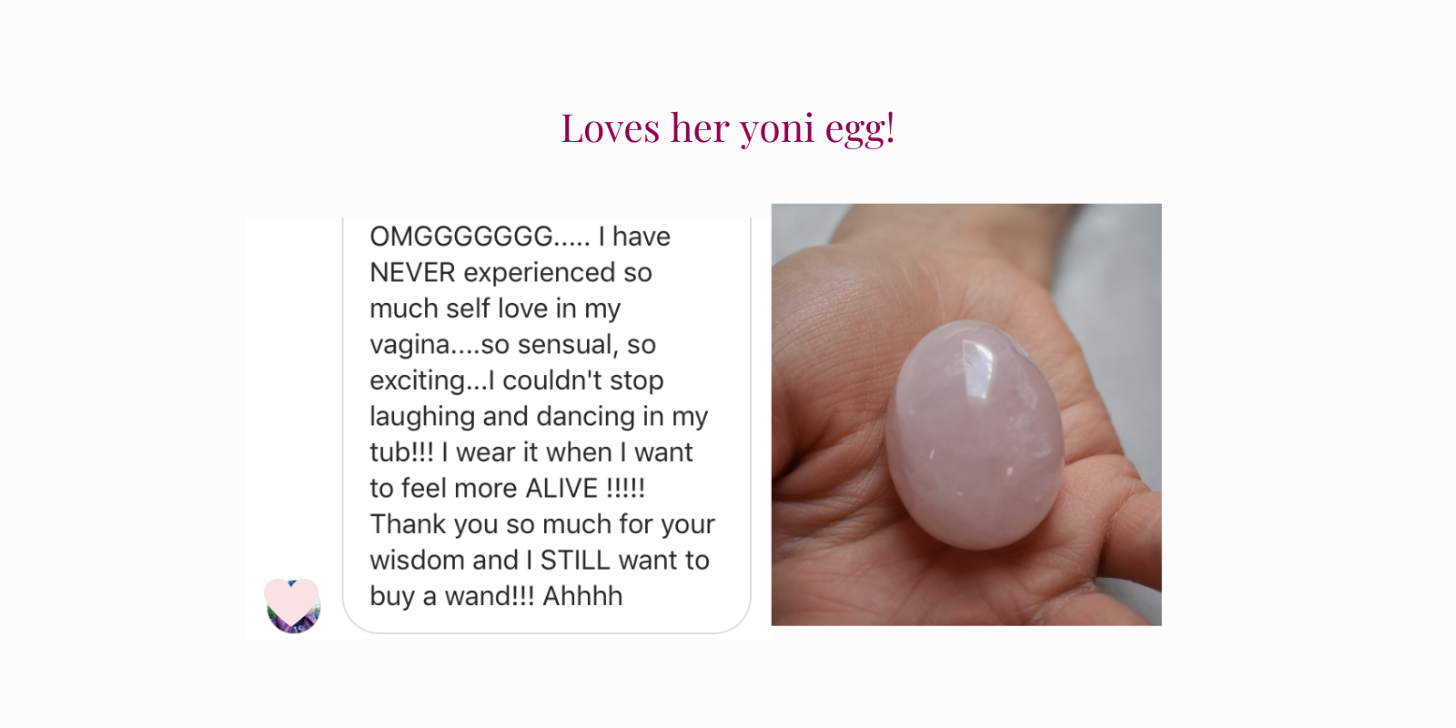 Rose Quartz Yoni Egg