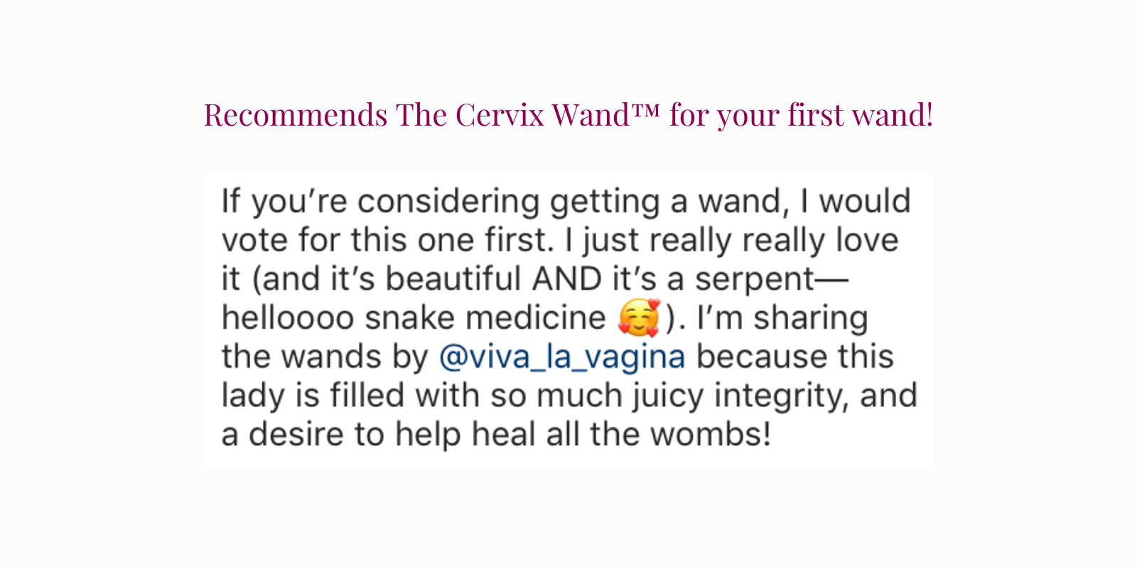 The Cervix Wand