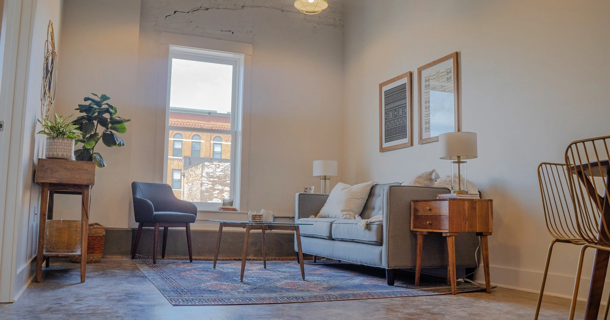 Industrial charm meets modern living. ✨
Unit 123-303 is now available &mdash; featuring unique architectural details, stylish finishes, and all the character you love about The Landing.

Located right above Marquee and just steps away from all the in