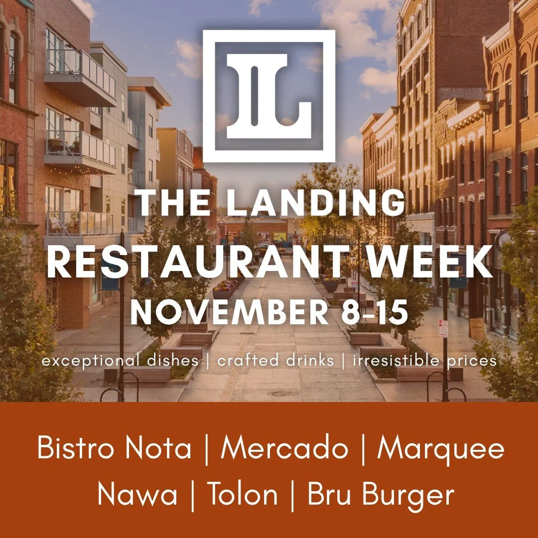 🍽️ SURPRISE! RESTAURANT WEEK IS BACK! 🎉

We&rsquo;ve got a little something cooking at The Landing! 👀

Join us November 8&ndash;15 for Restaurant Week at The Landing! Our participating restaurants are serving up special menus and delicious deals a