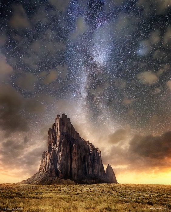  Shiprock, New Mexico by Mike Taylor. From  here . 