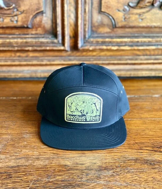 Monk Head 7 Panel Hat with Leather 