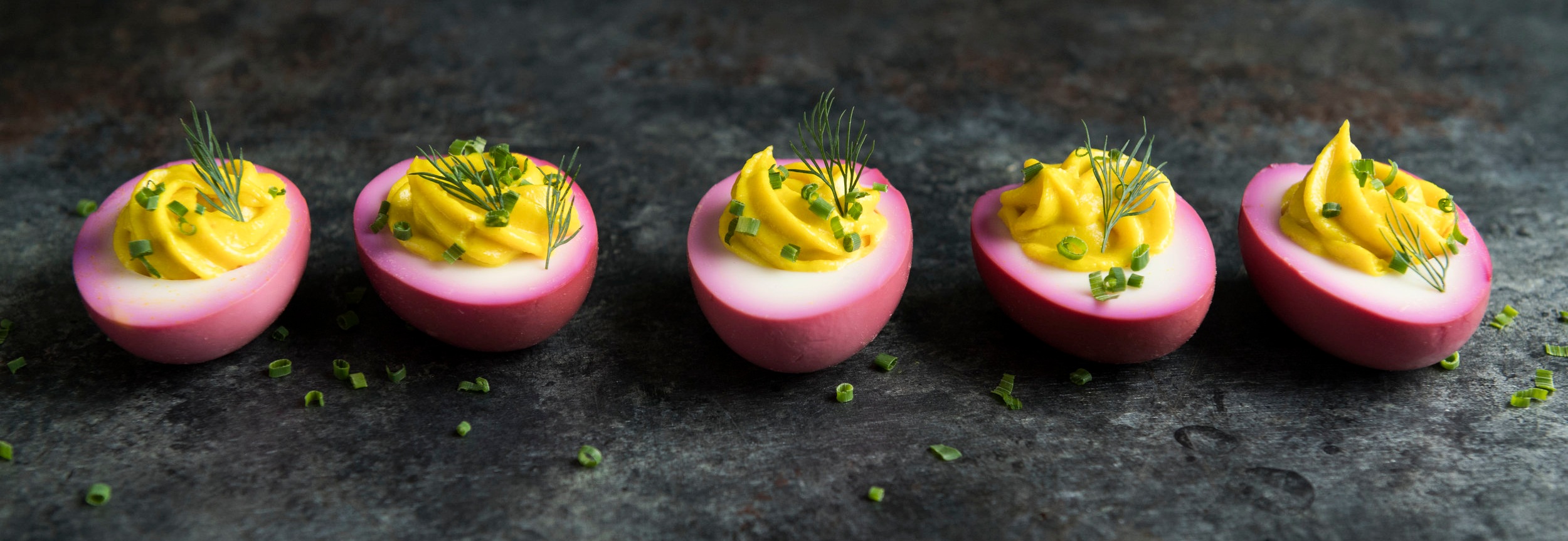 Turmeric Deviled Eggs
