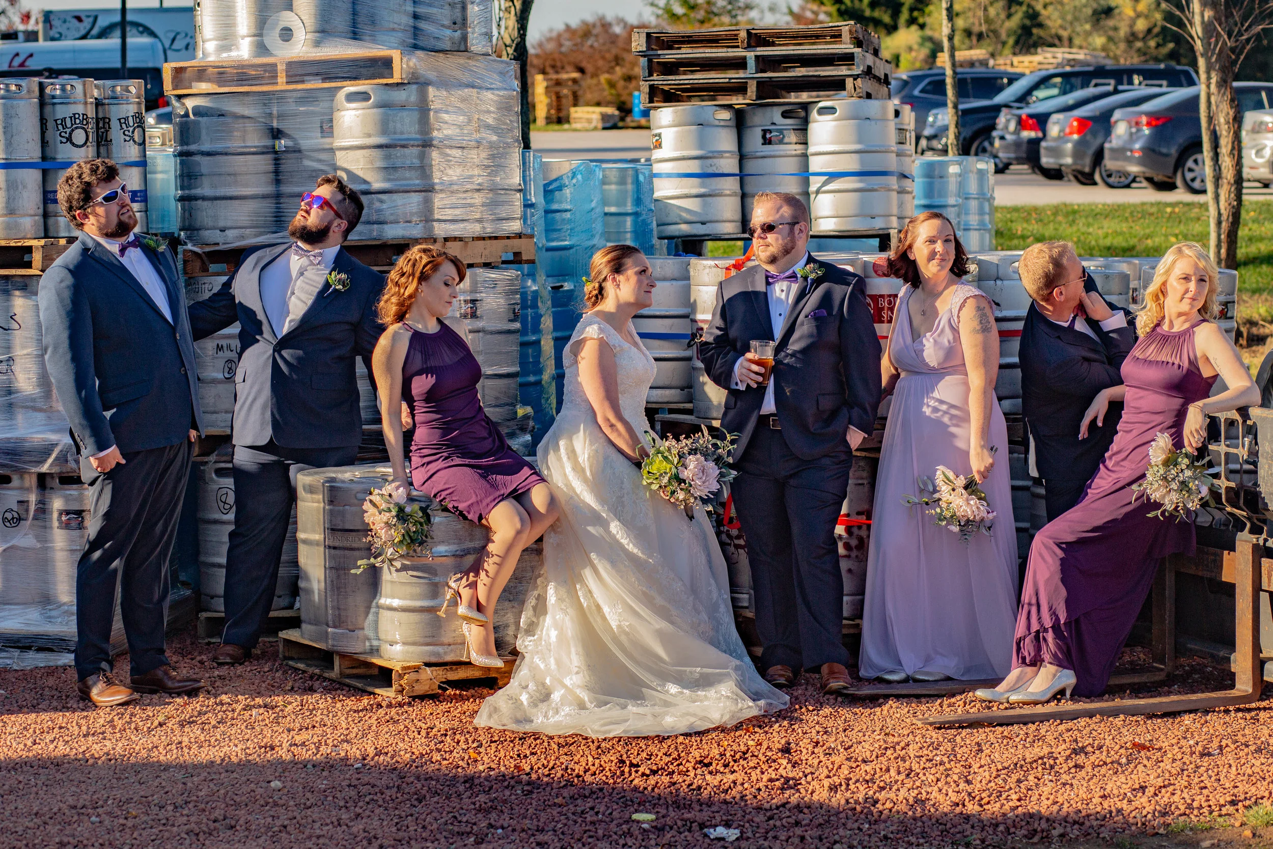 Cara & Steve wedding party