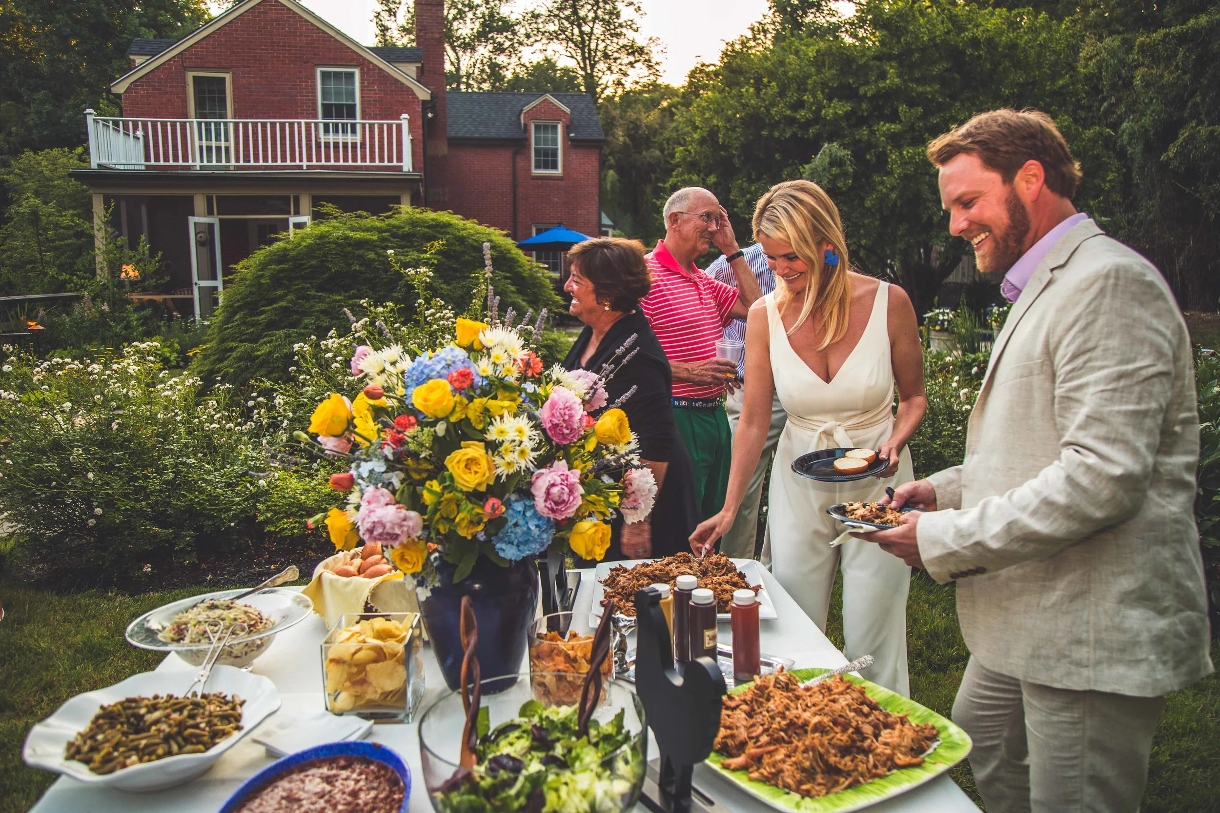 Bethy & Shawn engagement food