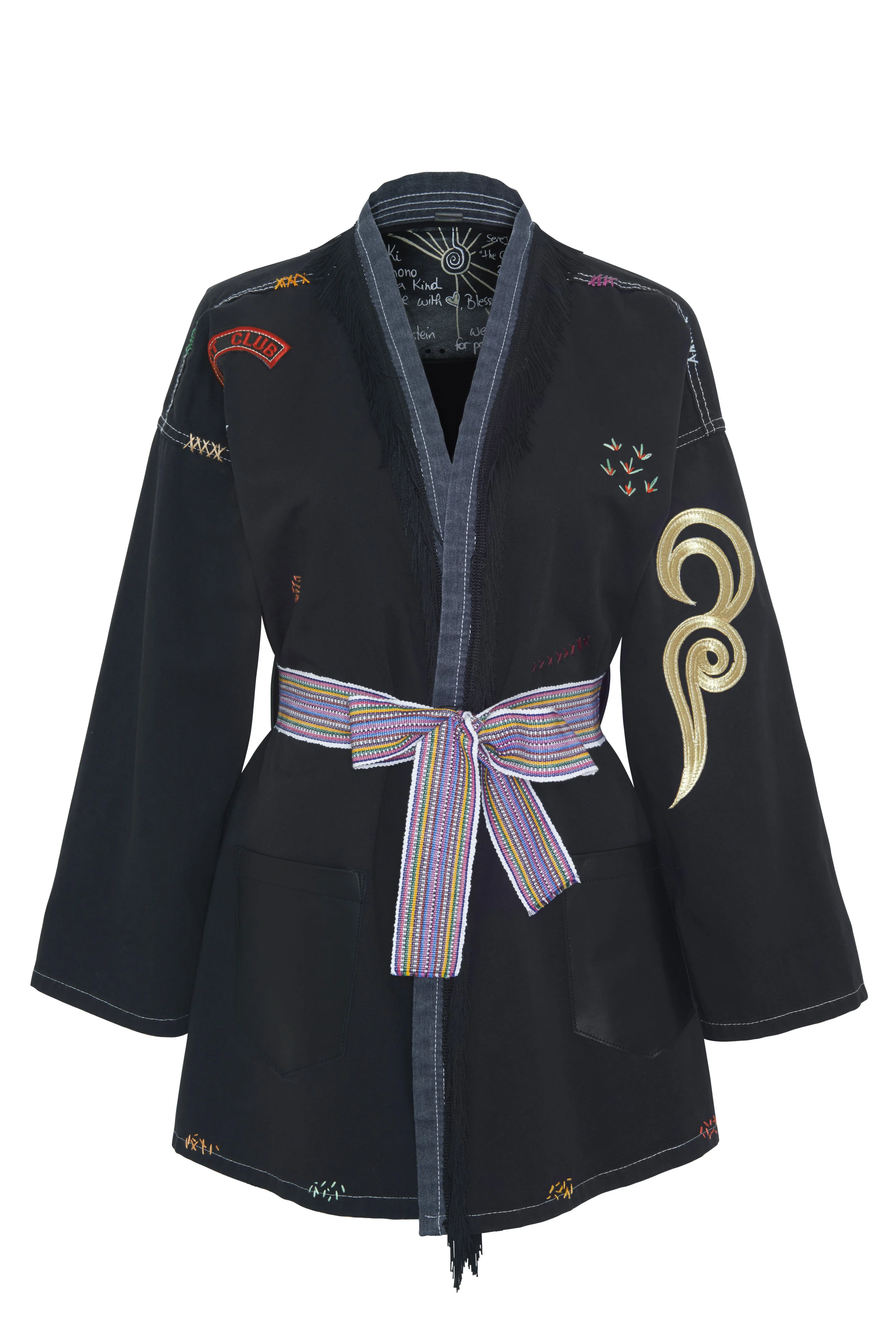 Kimono Believe in Karma de face - Monoki
