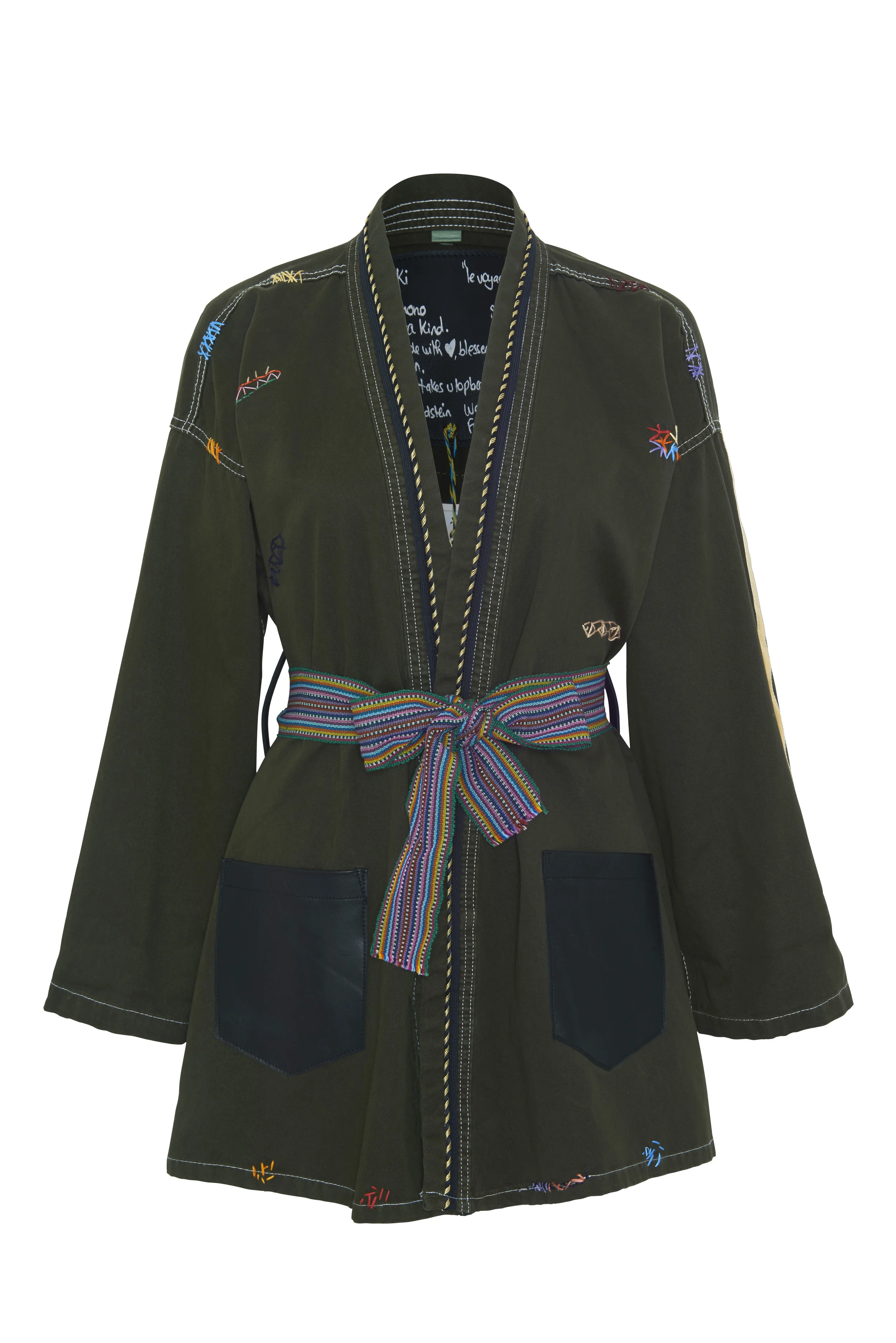 Kimono The Free Bird de face - Monoki