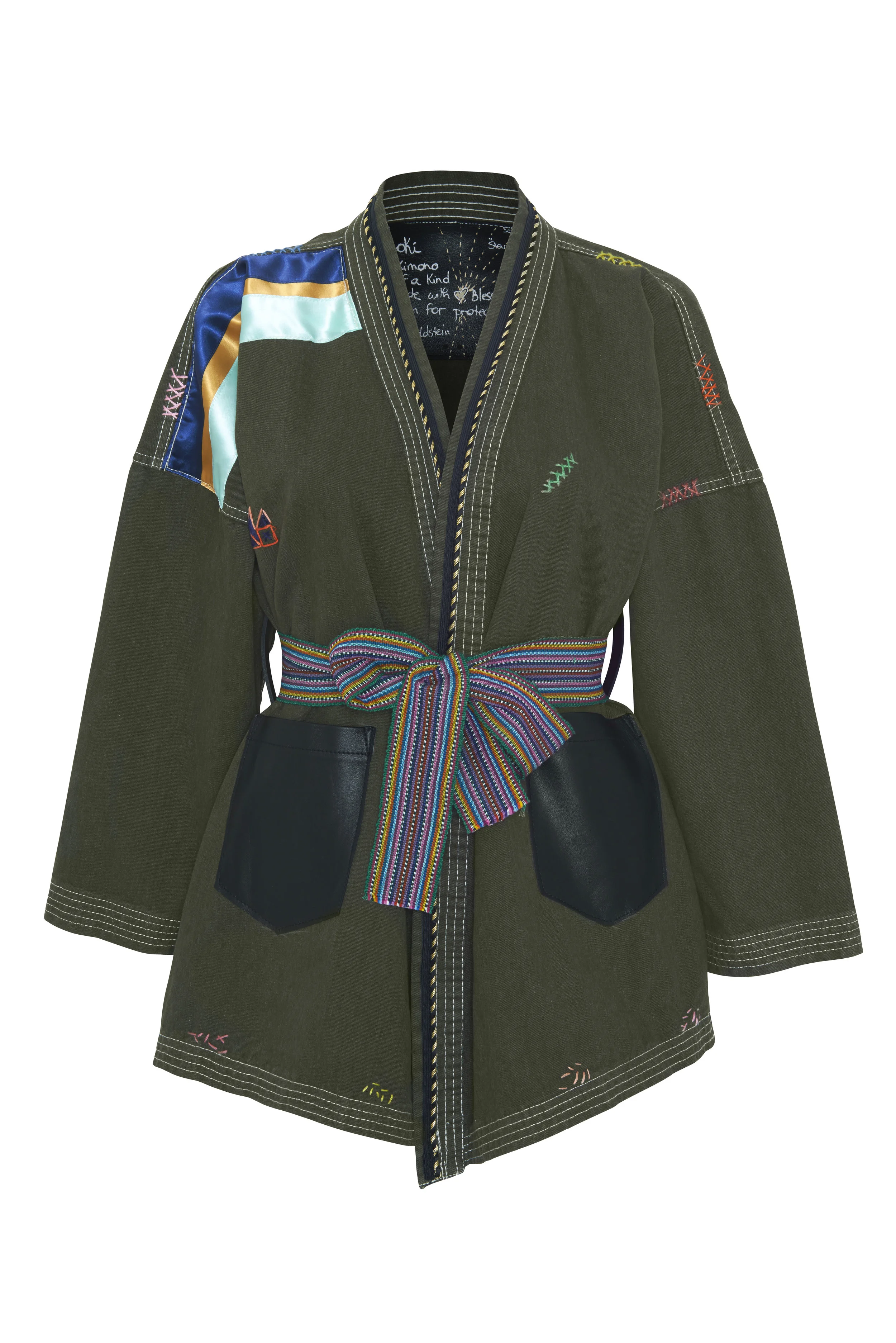 Kimono Stars N Stripes de face - Monoki