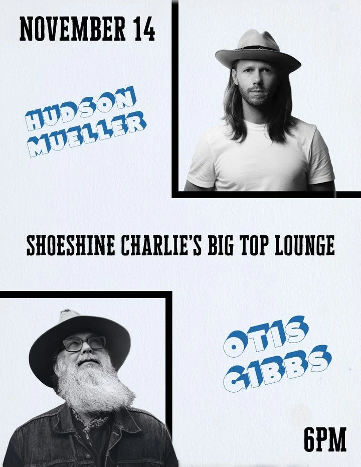 Solo set this Friday at Shoeshine Charlie's Big Top Lounge.  Opening for @otisgibbs &mdash; excellent songwriter from Indianapolis.  Let's give him a good H-Town welcome.  Grab those tickets at the link and we'll see y'all at the Big Top. 🎪
.
@contc