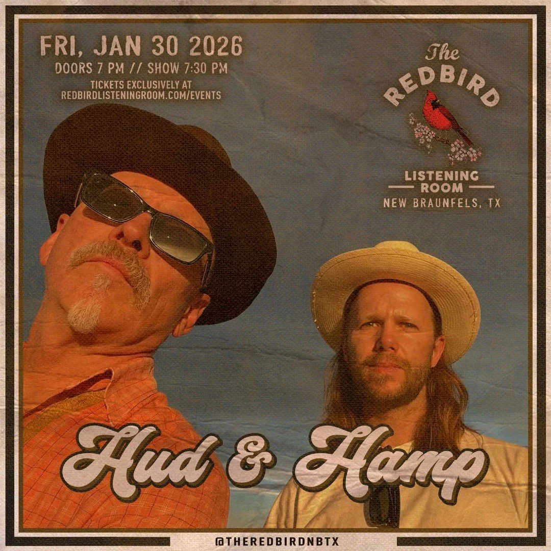 @hampbrockmanmusic and I are riding out to @folk_alliance in NOLA this week.  We'll be getting tight and maybe even writing some new tunes that we'll share at @theredbirdnbtx on 1/30.  Hope y'all can join us.  Grab your tix at the 🔗🌳