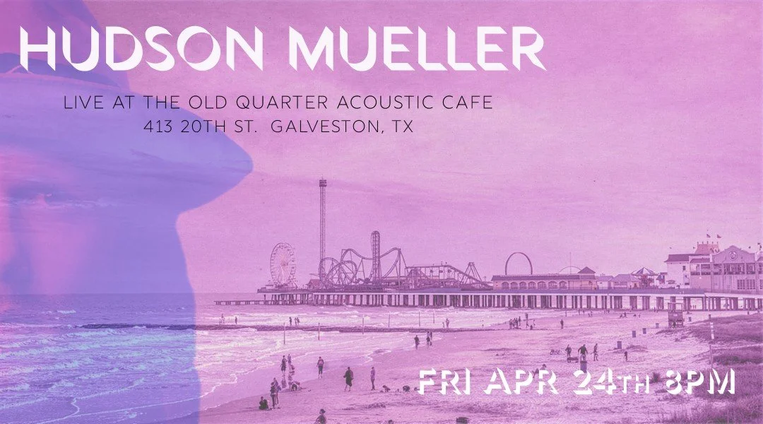 Excited to return to the @oldquarterac on 4/24.  There are portals in this room that may guide you to a place that's deep within you.  Grab tickets for the adventure at the link in my bio/story. 👽👾🛸
.
#mightyhud #songwriter #storyteller  #folk #co