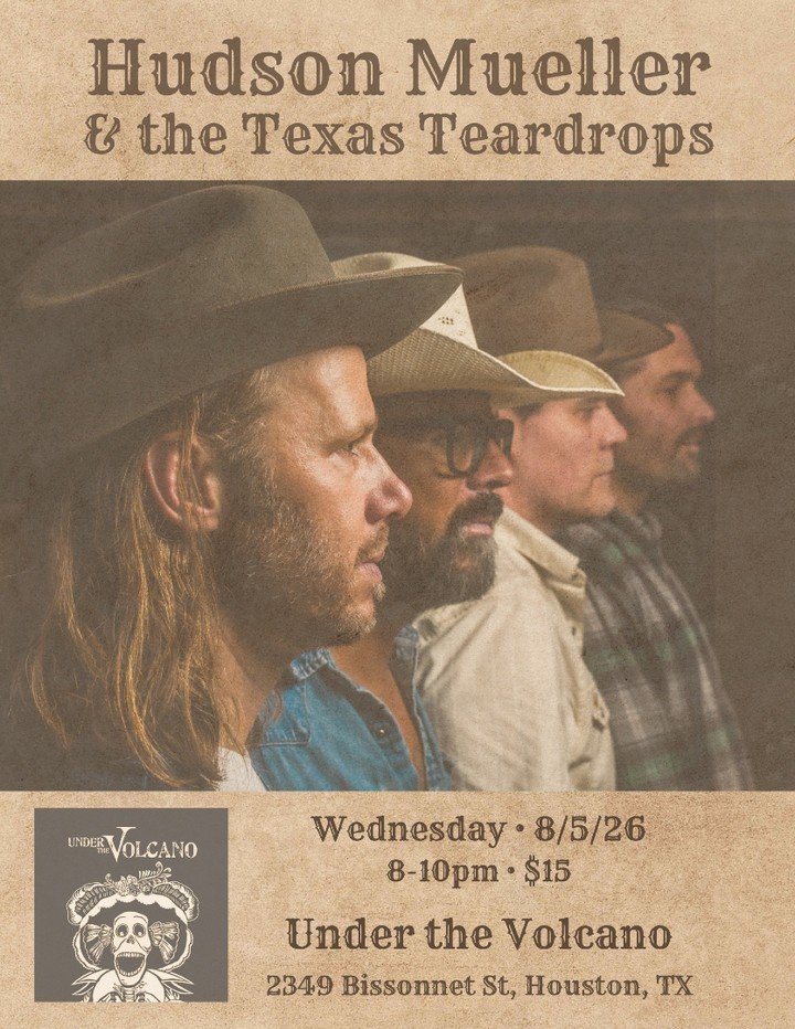 Thanks to everyone that made it out to the Big Top on Saturday.  Texas Teardrops ride again next Wednesday at @volcanohouston.  It'll be a new configuration for us with @sargesdad handling drum duties and @hampbrockmanmusic adding some tasty Tele and