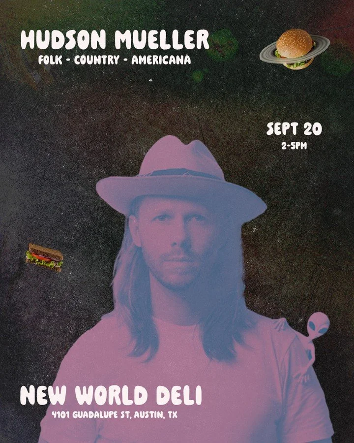 Kilgore and I are passing through the Sandwich Nebula this week en route to the Boiler Room (basement of the @thelasallehotel) in Bryan, TX.  Come hear some tune this Saturday 9/19 from 8-11p. 

Then it's on to @neworldeli in Austin where I'll be pic