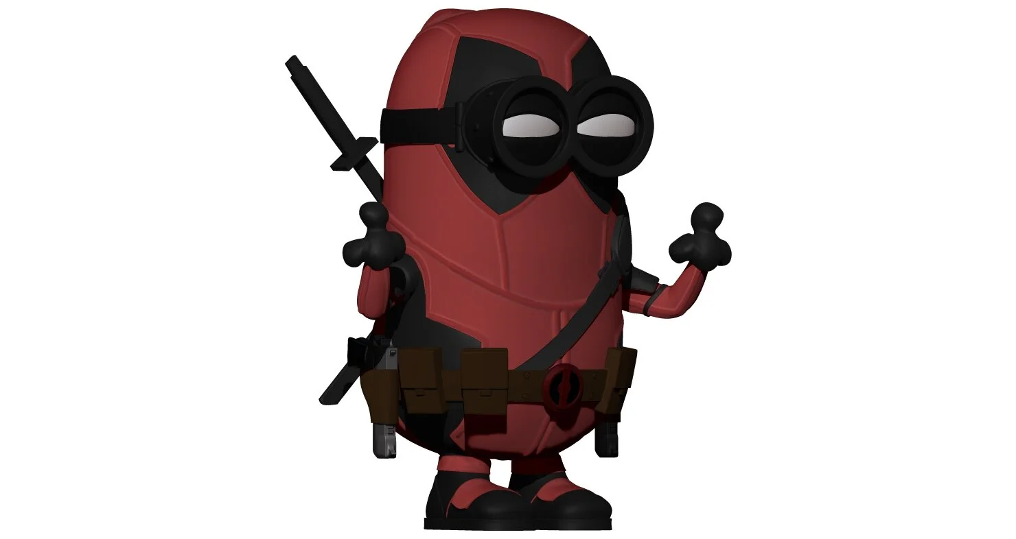 Deadpool Minion Mini Figure Printable File .STL