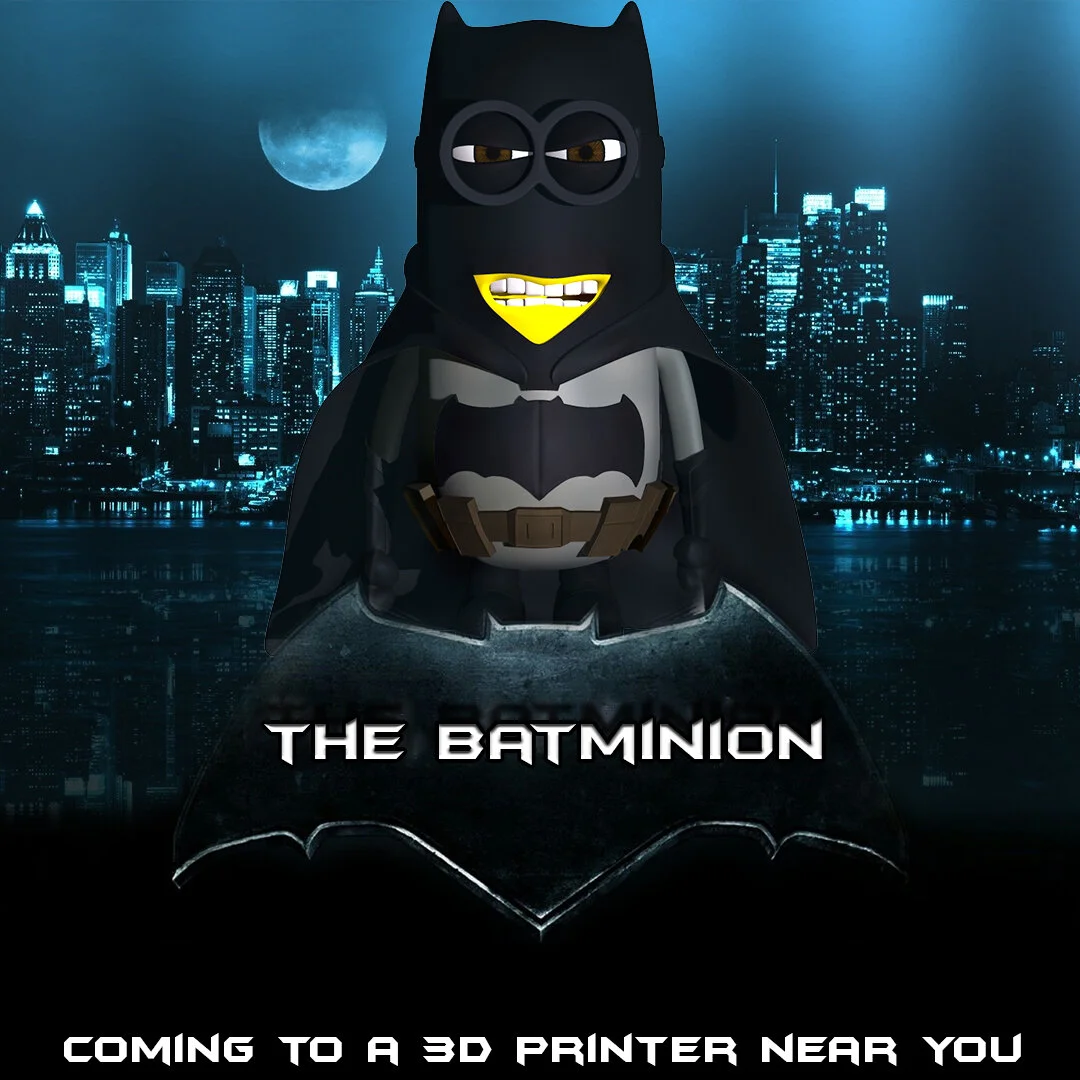 Batman Minion Mini Figure Printable File .STL