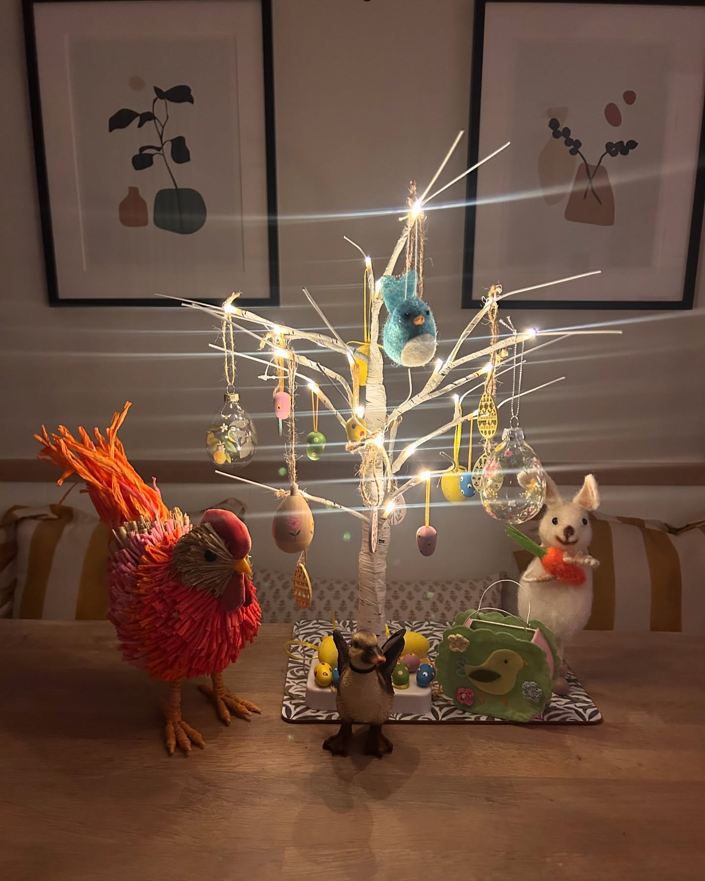 Happy Easter from me and my daughter&rsquo;s Easter tree! 🐣