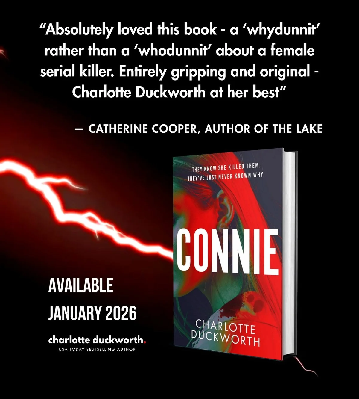 Thank you so much @catherinecooperauthor for this amazing quote about Connie - I really appreciate it ❤️ 

Side note: this song takes me back to my angry yoof 😂