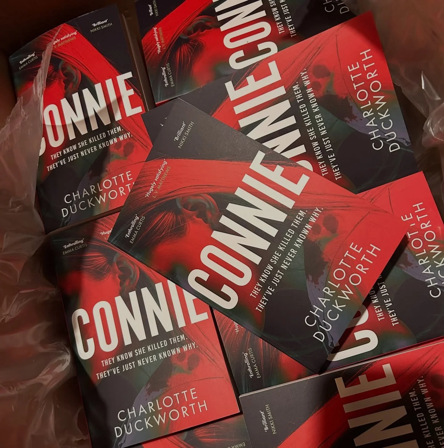 And then there were more books!!!! 📚 I need a bigger house! 

Connie is out THIS THURSDAY! 😱 link in bio if you fancy a dark, thought-provoking read this January ❤️