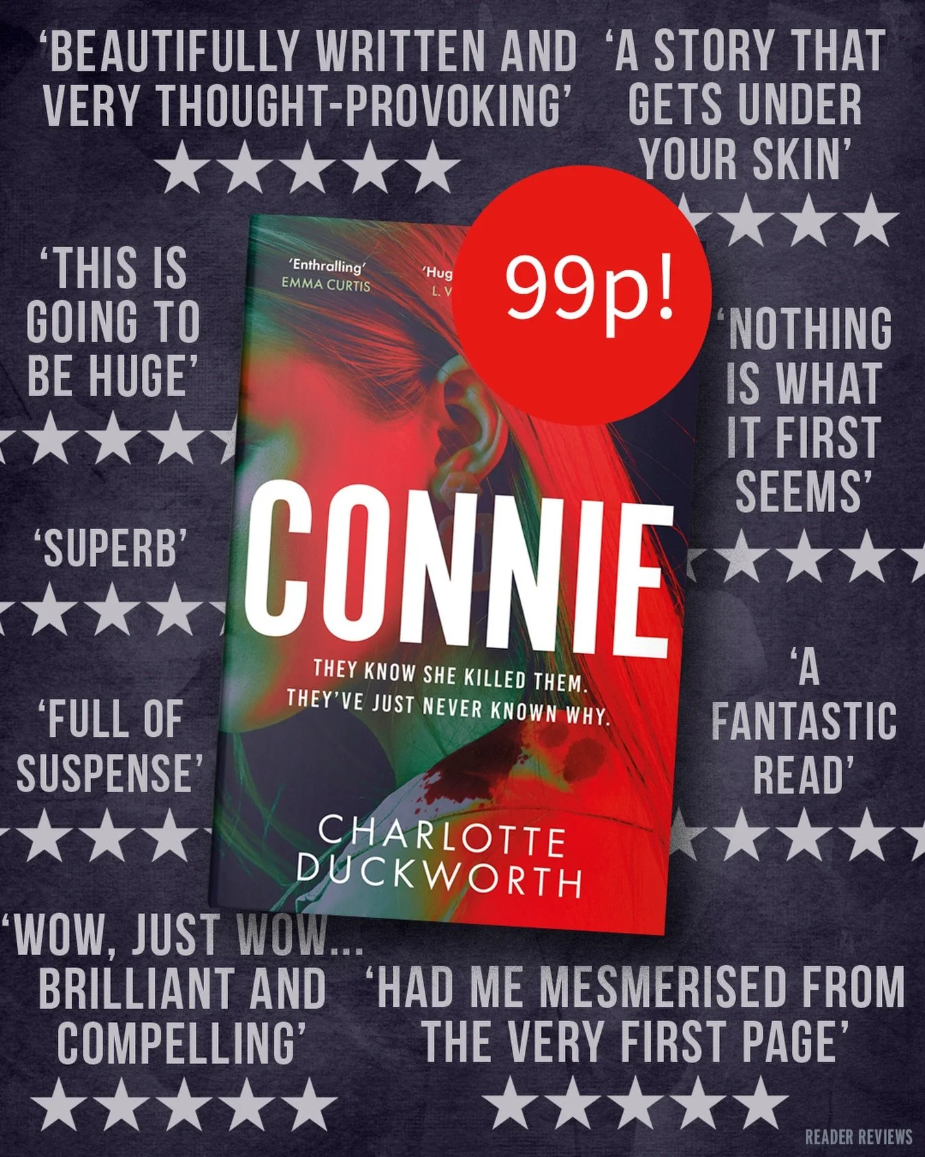 Happy July! ☀️A little PSA: Connie is in this month&rsquo;s Kindle Monthly Deal for the bargain price of just 99p 🤗